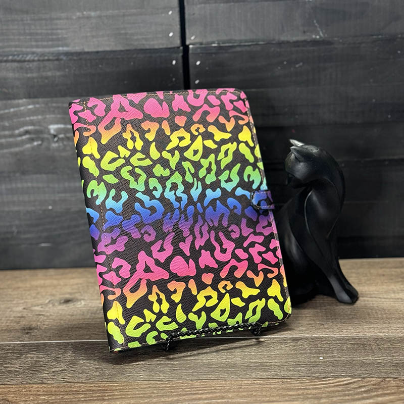 notepad holder featuring a glitter design